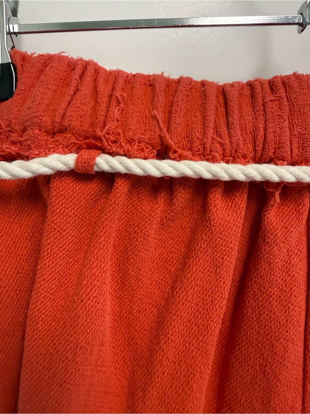 Free People Wide-Leg Drawstring Pants in Red - Picture 6 of 7